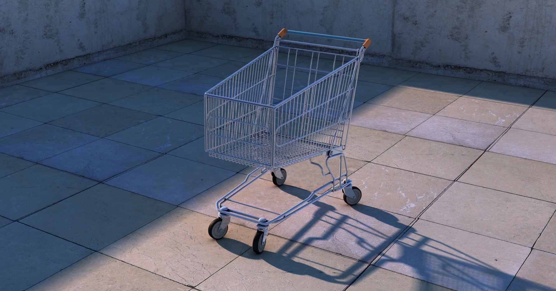 abandoned shopping cart