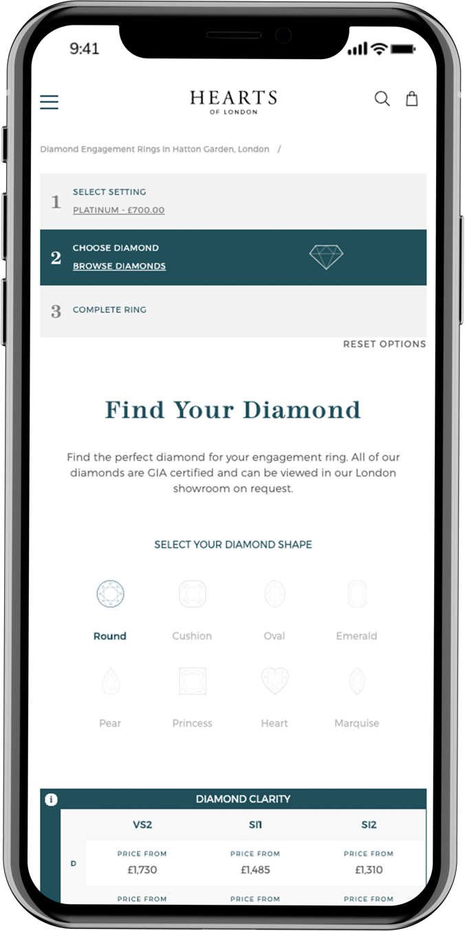 Hearts of London Find Diamond