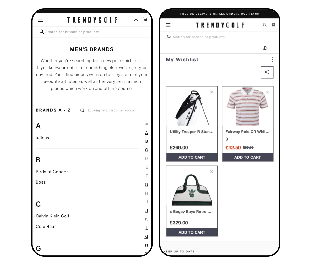 trendygolf wishlist