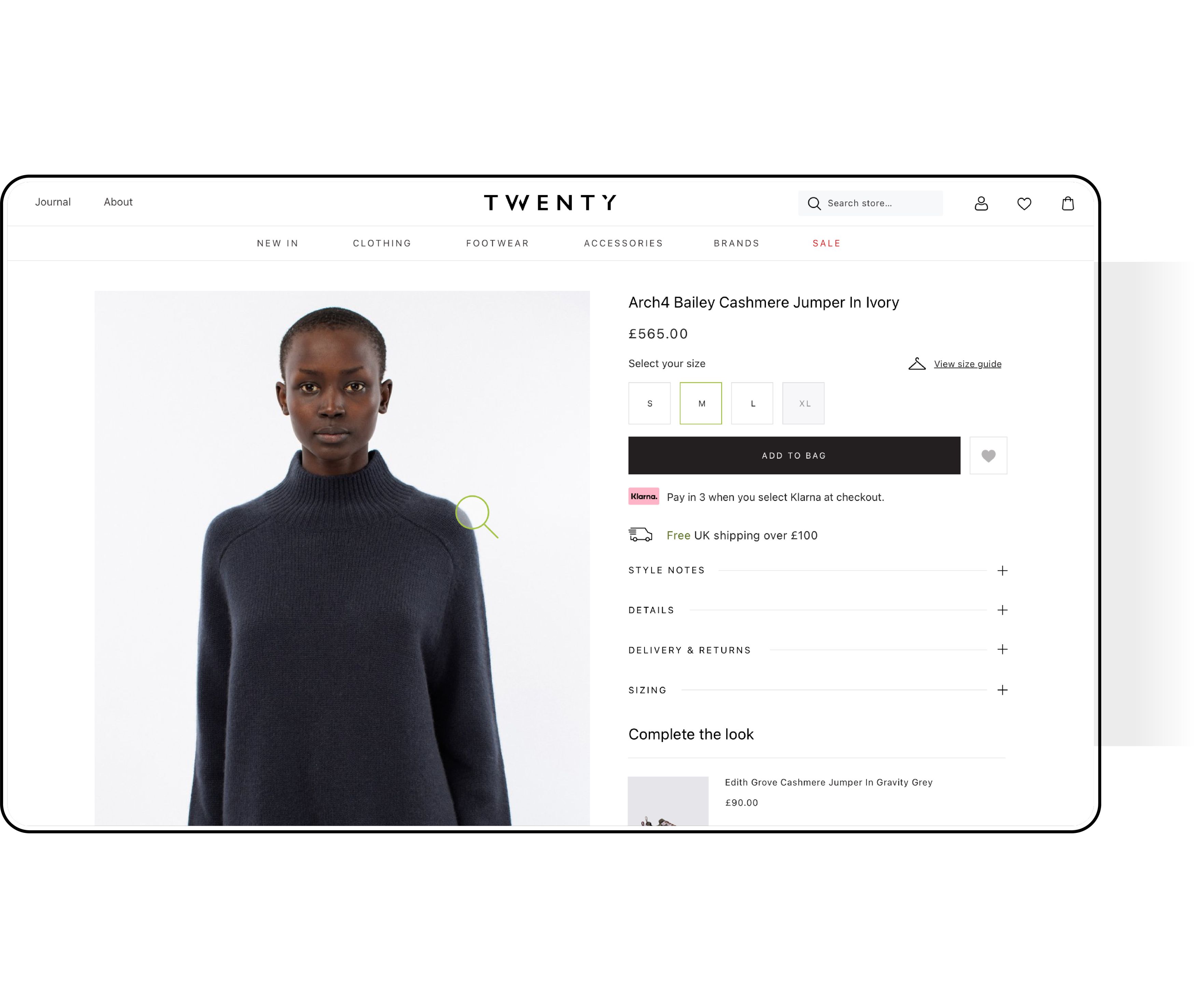 Twenty Shopify Checkout