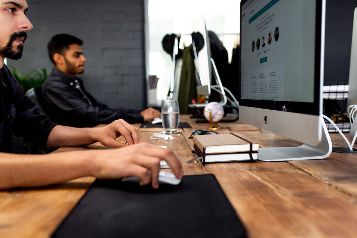 Online shopper adding to basket and purchasing products on ecommerce store