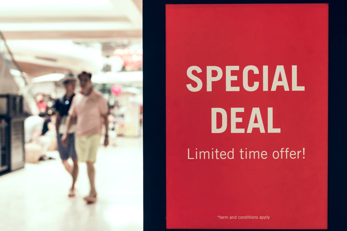 Limited time email offers